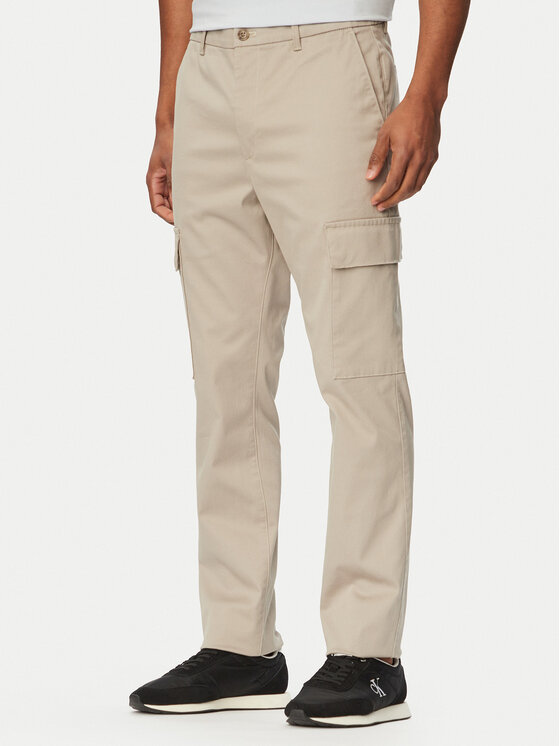 Calvin Klein Calvin Klein Cargo nadrág LV04LC619G Bézs Slim Fit