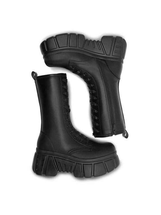 DeeZee DeeZee Schnürschuhe H1937-20 Schwarz