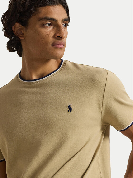 Polo Ralph Lauren Polo Ralph Lauren T-Shirt 710963492500 Beżowy Regular Fit