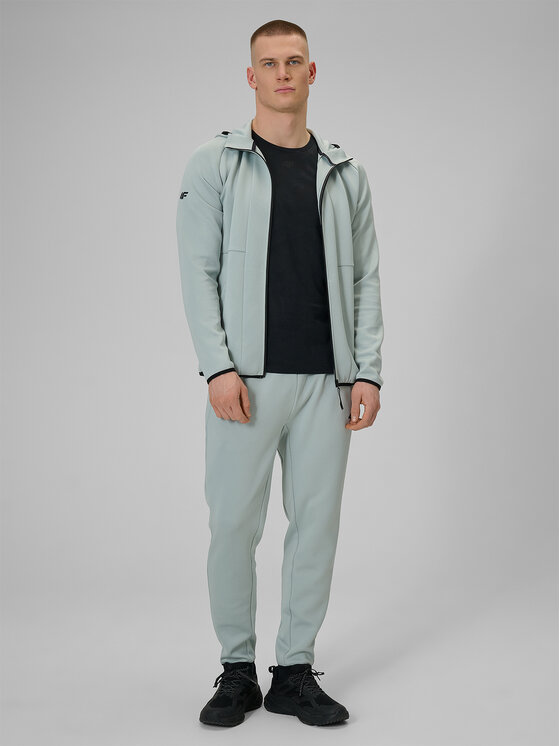4F 4F Bluza ATHLETIC Turkusowy Regular Fit