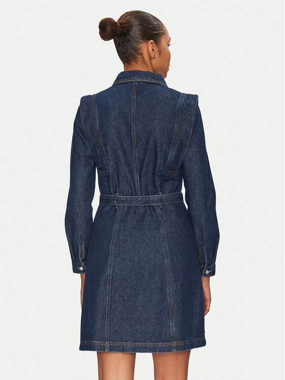 Morgan Morgan Jeanskleid 251-RICOLI Dunkelblau Regular Fit