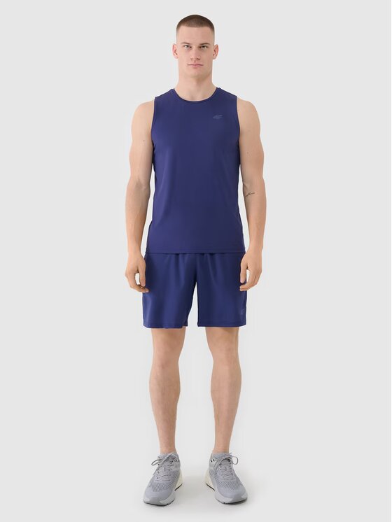 4F 4F Pantaloncini sportivi 4FWSS25TFSHM0912-30S Blu Regular Fit