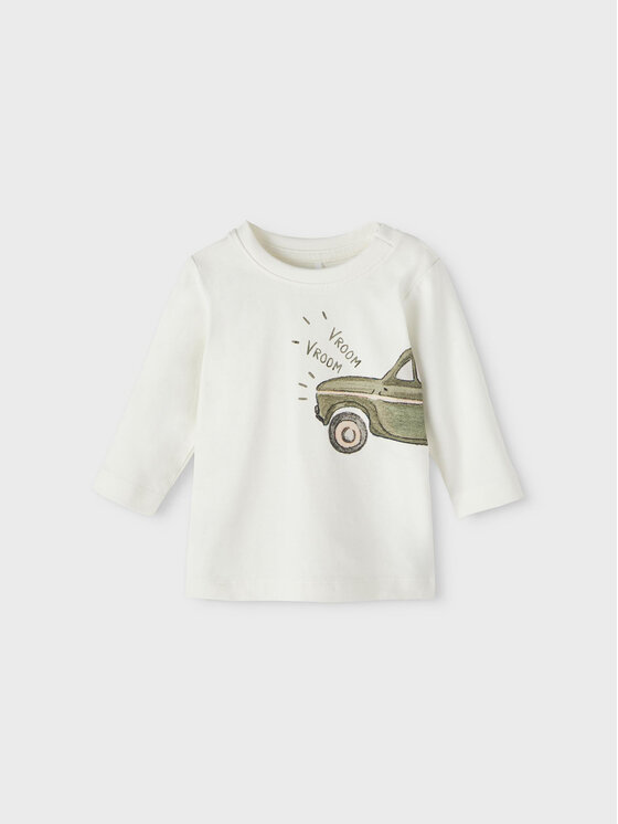 NAME IT NAME IT Μπλουζάκι 13219474 Λευκό Regular Fit