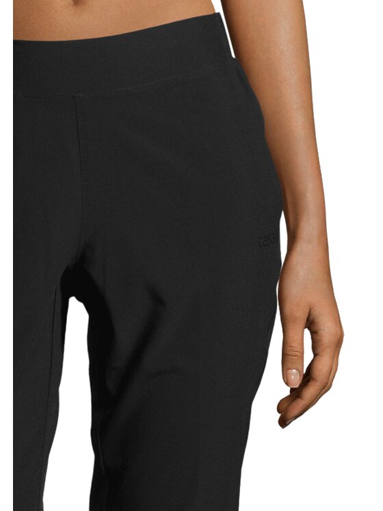 Casall Casall Spodnie damskie Slim Woven Pants Czarny Slim Fit
