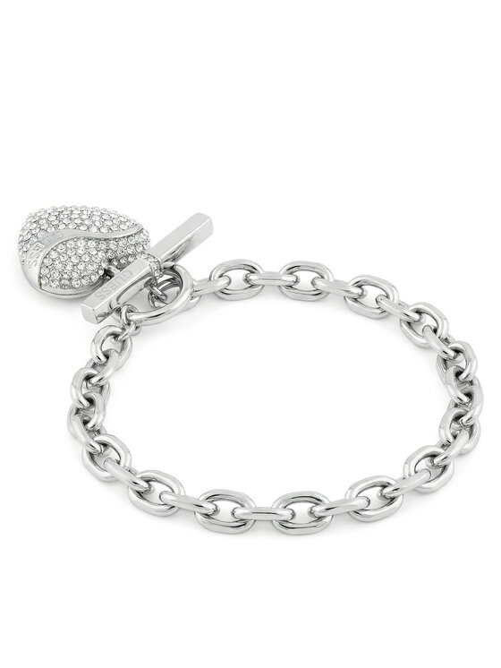 Guess Guess Bransoletka JUBB04 496JW Srebrny