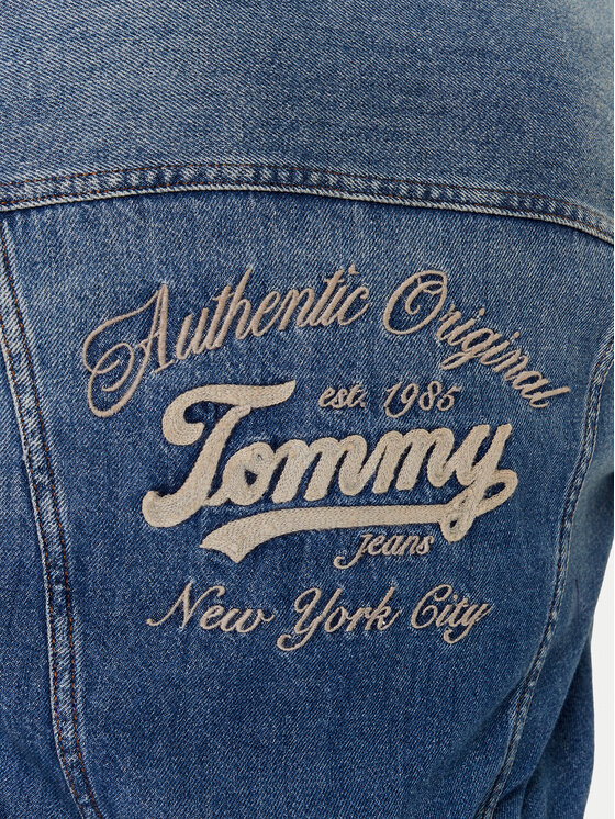 Tommy Jeans Tommy Jeans Jeansová bunda DW0DW21061 Tmavomodrá Regular Fit