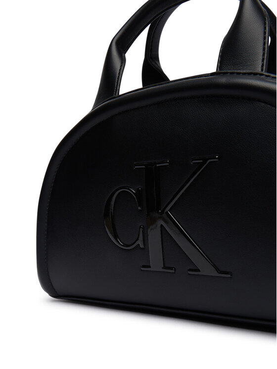Calvin Klein Calvin Klein Дамска чанта Bold Ck Dome Crossbody LV04F3895G Черен