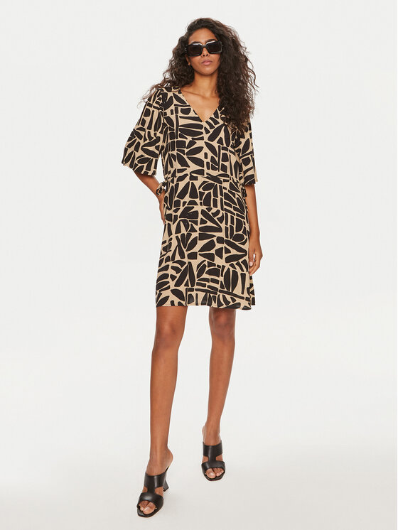 ONLY ONLY Vsakodnevna obleka Davina 15318837 Bež Regular Fit