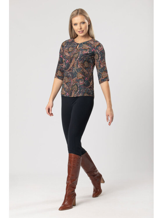 QUIOSQUE QUIOSQUE Blúzka 2KI002956 Zelená Regular Fit