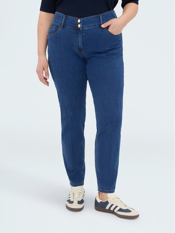 Fiorella Rubino Fiorella Rubino Jeansy P485T005237N024 Niebieski Skin Fit