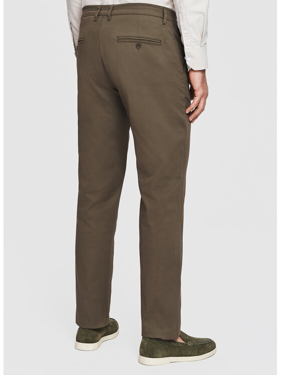 Pako Lorente Pako Lorente Chinosy P26SF-WX-012 Zielony Regular Fit