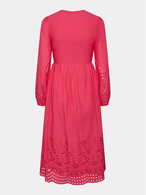 YAS YAS Sukienka codzienna Luma 26032685 Różowy Regular Fit