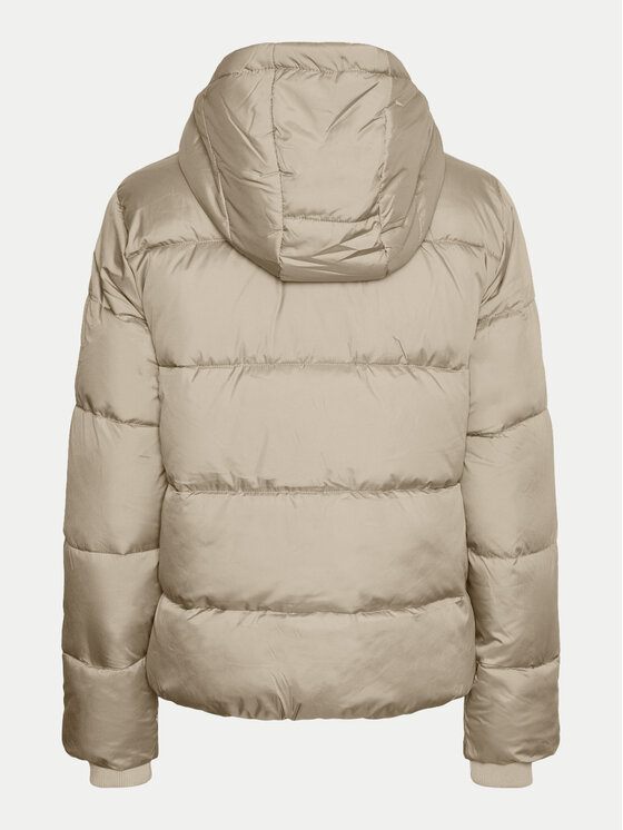Pieces Pieces Зимно яке 17115626 Бежов Regular Fit