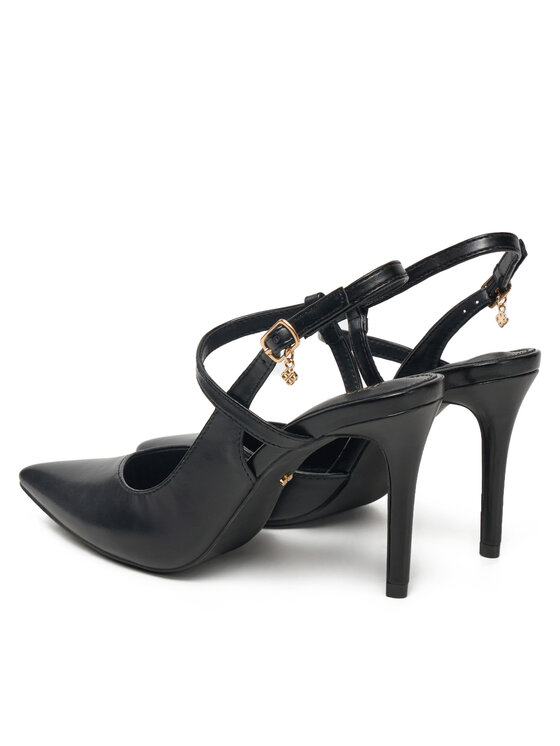 DeeZee DeeZee Pantofi cu toc subțire DF-82780-11 Negru