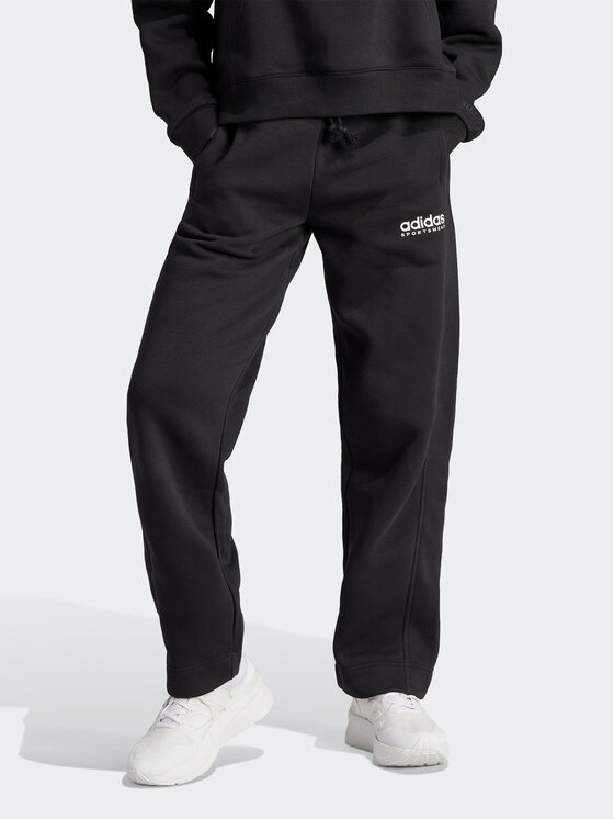 adidas Spodnji del trenirke All SZN Fleece Graphic HZ5802 Črna Loose Fit