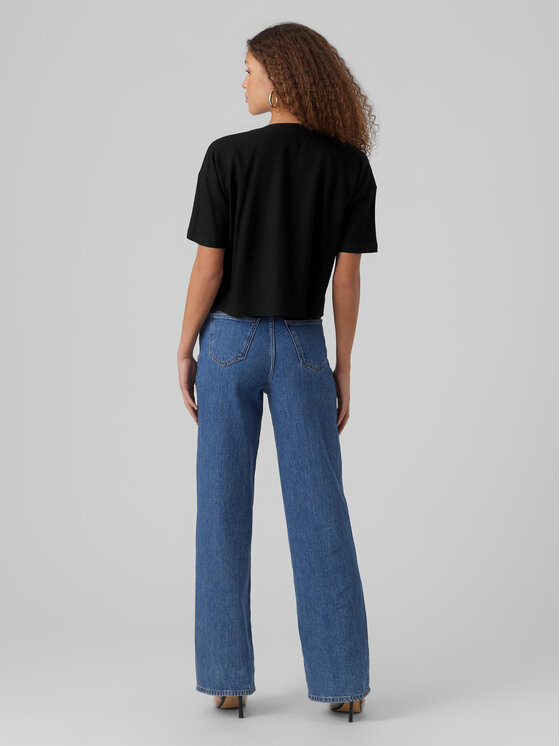 Vero Moda Vero Moda Blūze Jesmilo 10279696 Melns Regular Fit