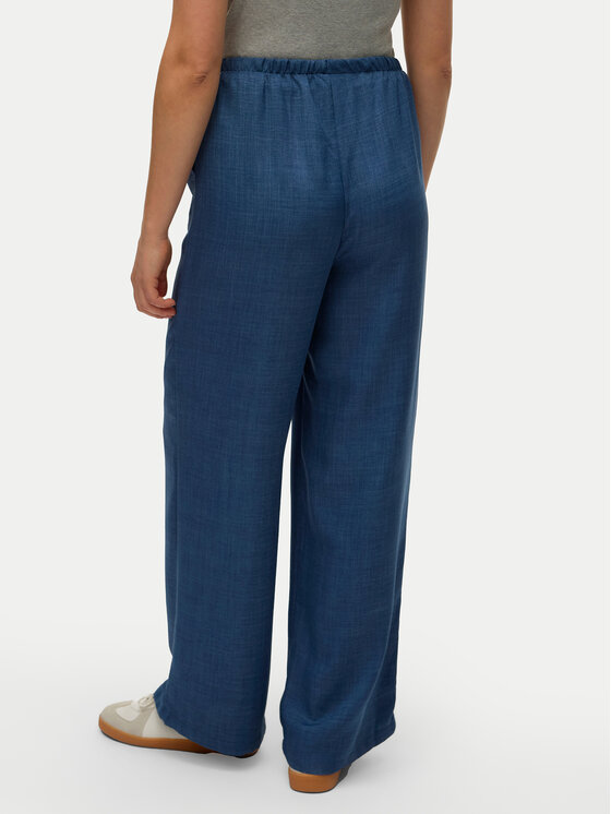 Vero Moda Vero Moda Szövet nadrág Melaney 10316385 Sötétkék Loose Fit