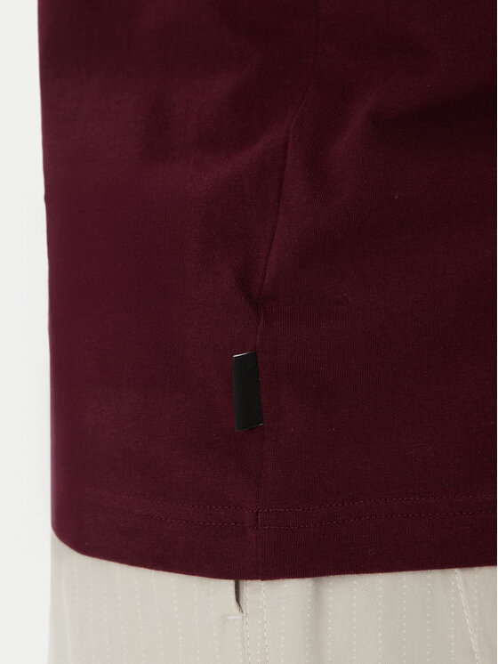 adidas adidas T-Shirt JW2976 Bordowy Loose Fit