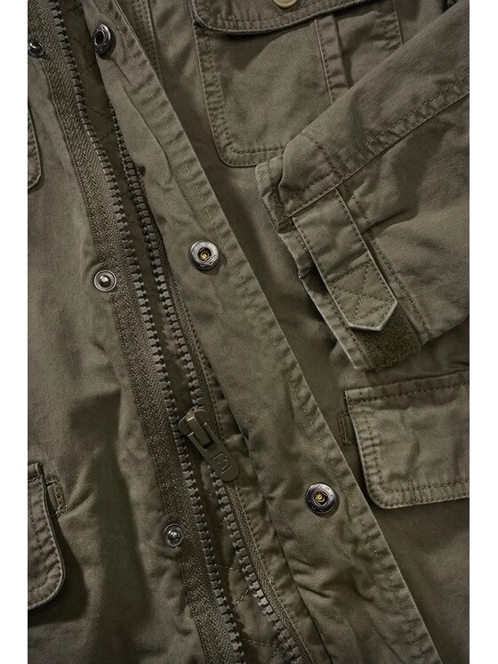 Brandit Brandit Kurtka przejściowa 6014 Zielony Regular Fit