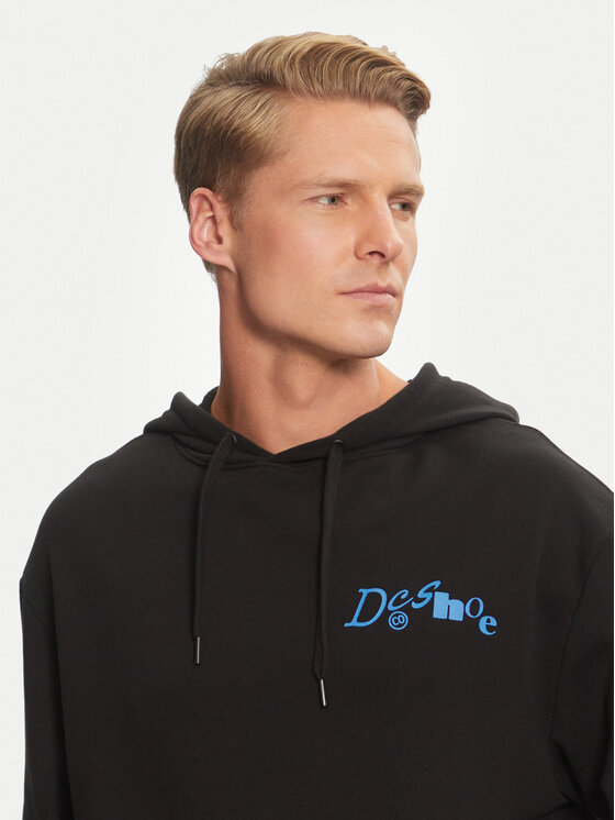 DC DC Μπλούζα Transfer ADYSF03131 Μαύρο Regular Fit