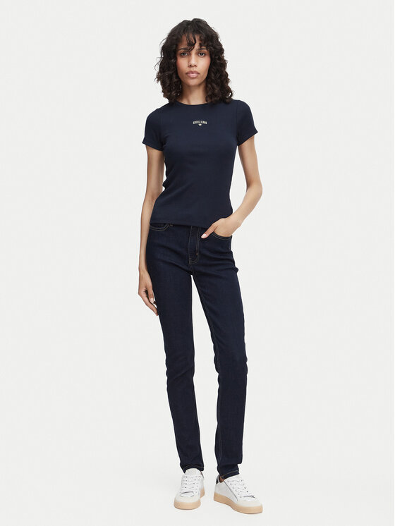 Guess Jeans Guess Jeans Дънки W5YA92 D7041 Тъмносин Skinny Fit