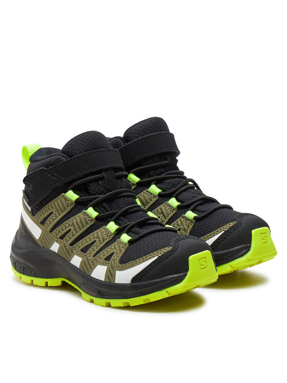 Salomon Salomon Παπούτσια πεζοπορίας Xa Pro V8 Mid Climasalomon™ Waterproof L47289600 Μαύρο