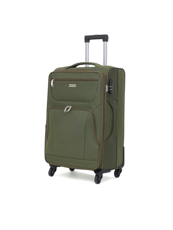 Semi Line Semi Line Μεγάλη Βαλίτσα T5773-3 Πράσινο