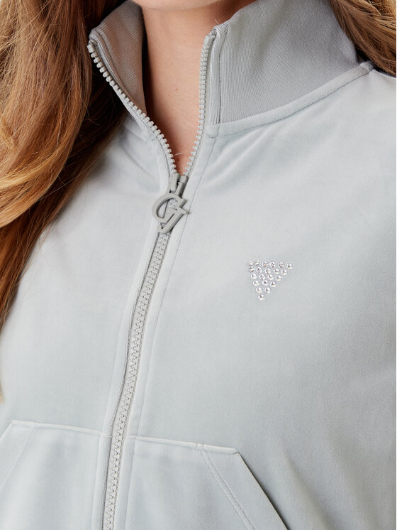 Guess Guess Džemperis V3BQ22 K0232 Žalia Regular Fit
