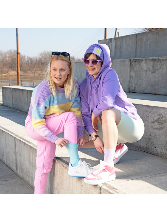 Zooksy Zooksy Skarpety wysokie unisex Basic Niebieski