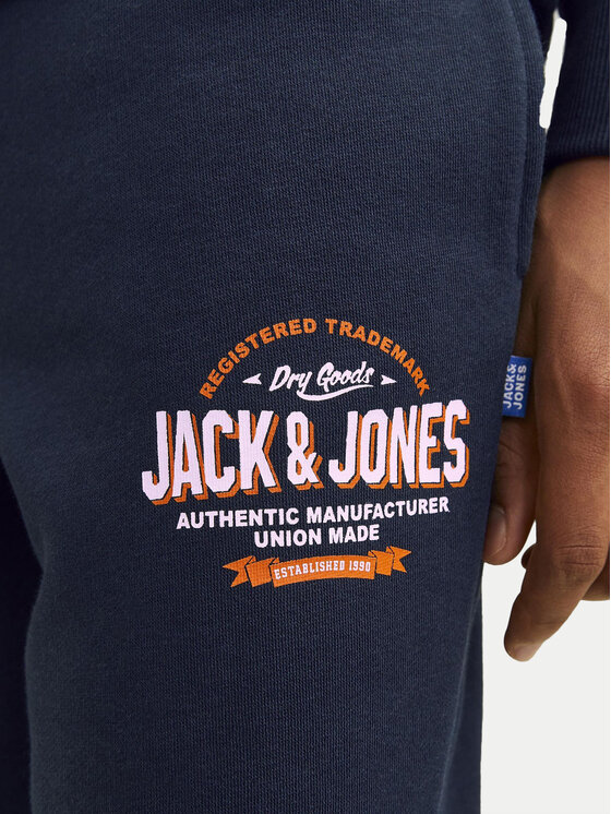 Jack&Jones Junior Jack&Jones Junior Donji dio trenerke Logo 12258850 Tamnoplava Slim Fit
