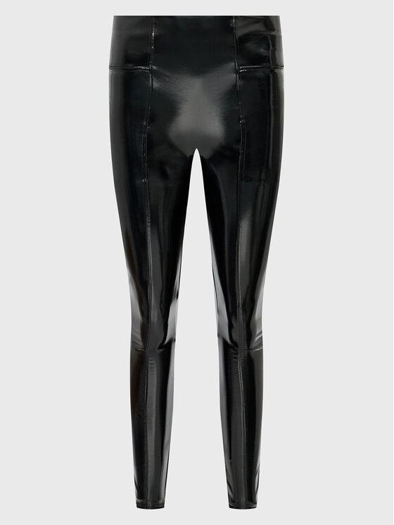 SPANX Leggings Faux Patent 20301R Noir Slim Fit Modivo