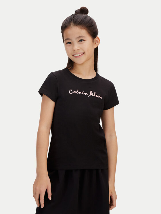 Calvin Klein Jeans Calvin Klein Jeans T-Shirt LVCKSJA17G Μαύρο Regular Fit