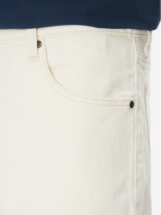 Lee Lee Jeansy Oscar 112364188 Biały Tapered Fit