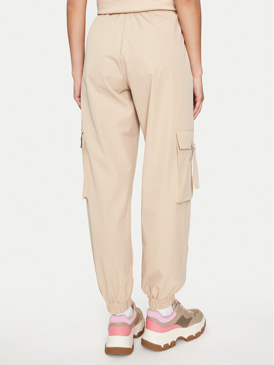 Guess Guess Штани карго Aurelie V4YB06 WG982 Бежевий Regular Fit