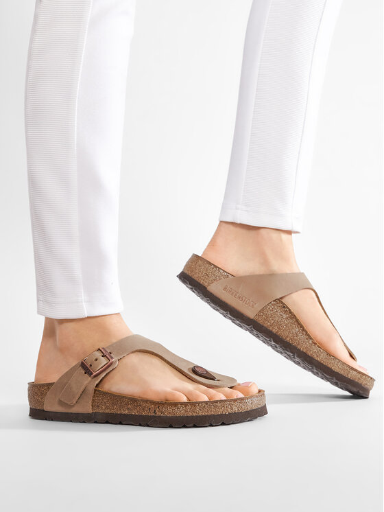 Birkenstock Birkenstock Japonki Gizeh Bs 0943811 Brązowy