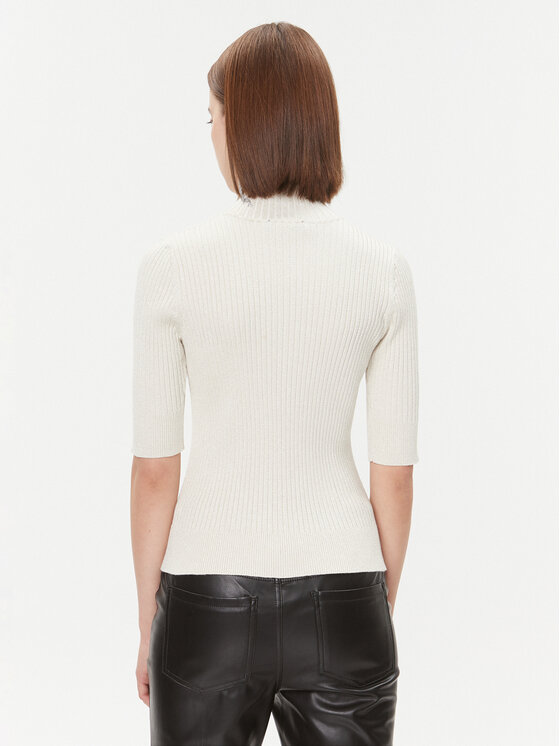 DKNY DKNY Džemperis P3MSZBA9 Écru Regular Fit