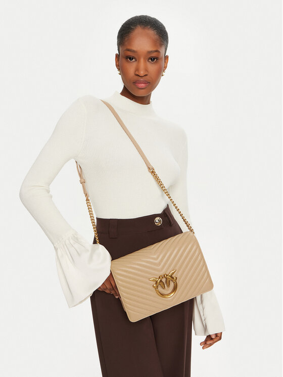 PINKO Pinko Сумка Lowe Click Classic 100063 A0GK Бежевий