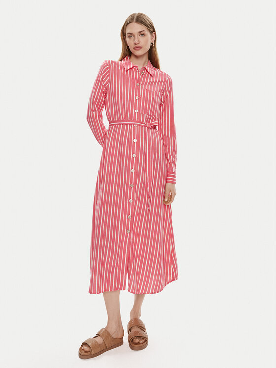 Vero Moda Košeľové šaty Ilisa 10306597 Ružová Regular Fit