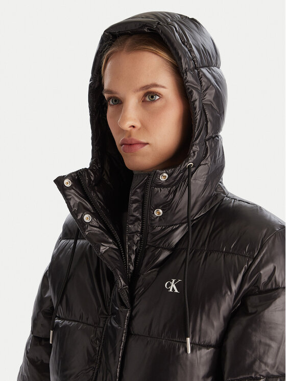 Calvin Klein Jeans Calvin Klein Jeans Zimska jakna LV047D506G Crna Relaxed Fit