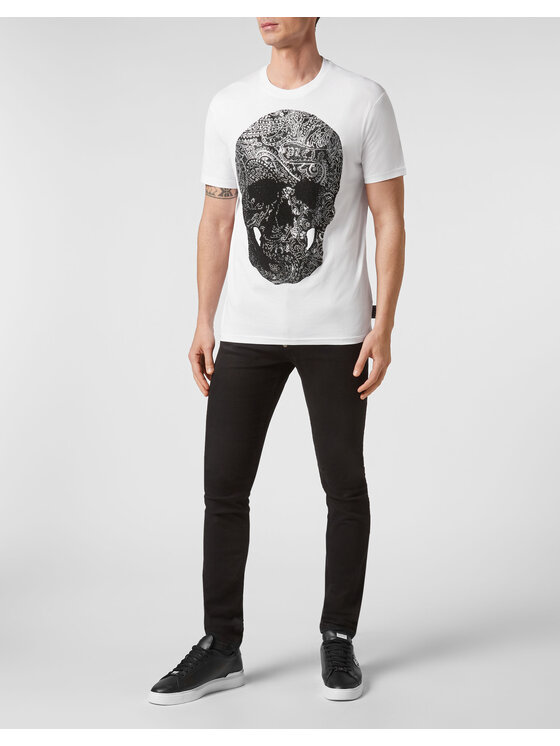 PHILIPP PLEIN PHILIPP PLEIN T-shirt 661 Bianco Regular Fit