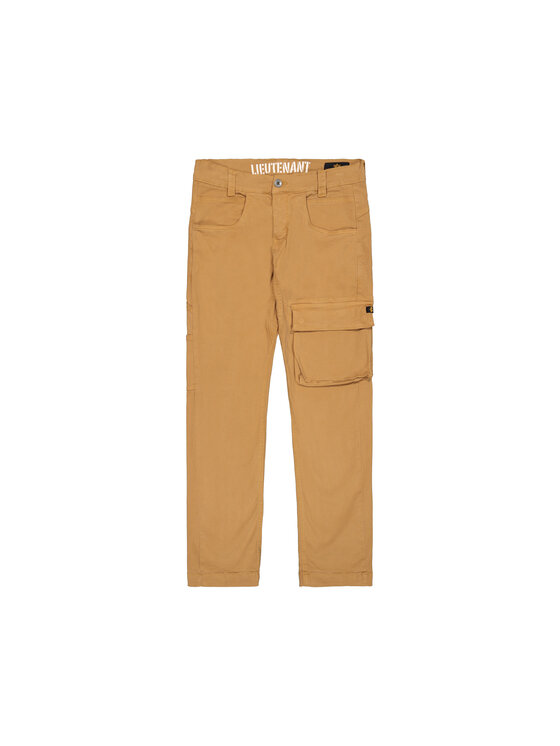 Alpha Industries Alpha Industries Spodnie cargo Lieutenant Pant Beżowy Straight Leg