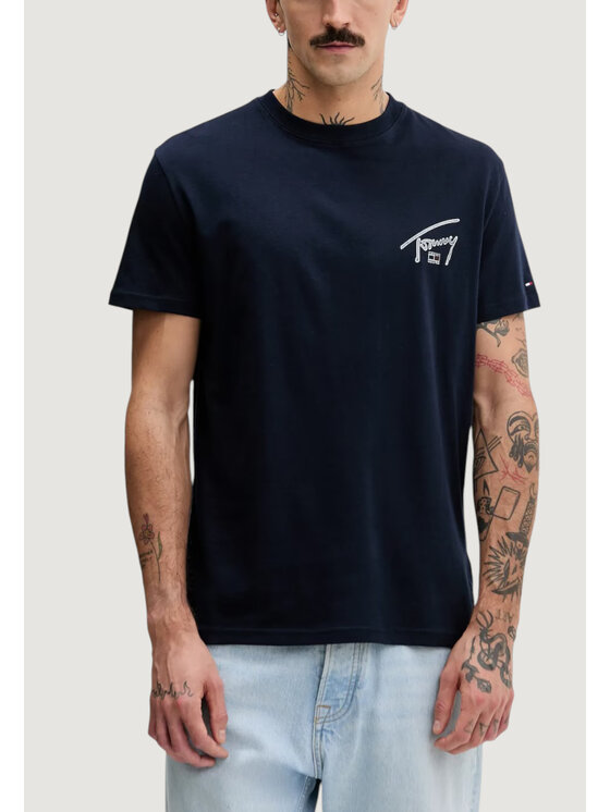 Tommy Jeans Tommy Jeans T-Shirt DM0DM22320 Μπλε Casual Fit