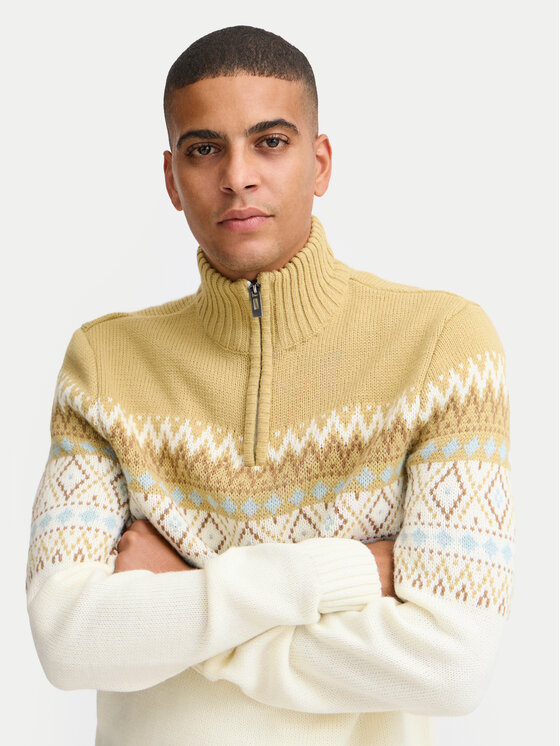Blend Blend Πουλόβερ 20717433 Μπεζ Regular Fit