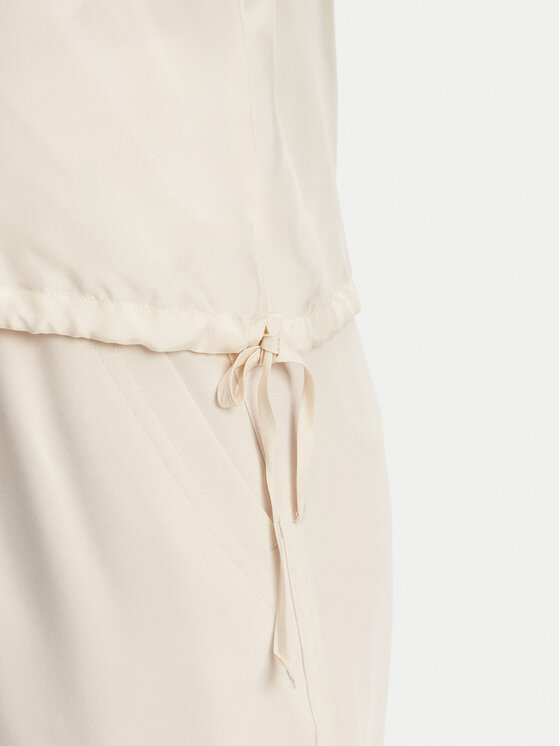 Marella Marella Marškinėliai Meana 2513161045 Écru Regular Fit