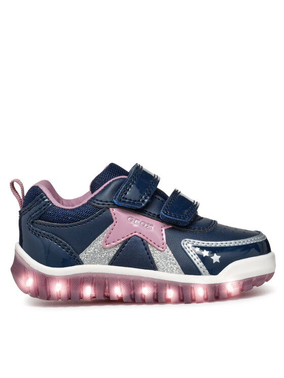 Geox Geox Snīkeri B Lightyloo Girl B4661A 00254 C4251 Tumši zils