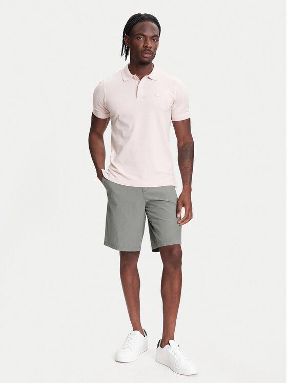 United Colors Of Benetton United Colors Of Benetton Polo 3WG9U301Z Ružičasta Slim Fit