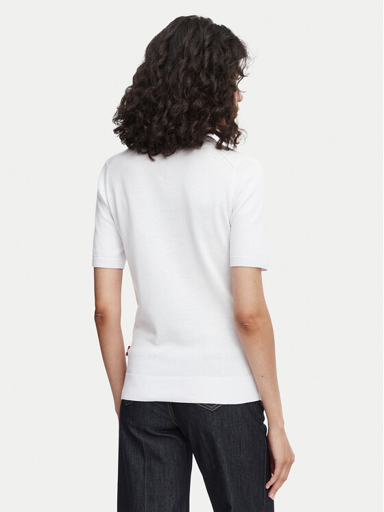 Beverly Hills Polo Club Beverly Hills Polo Club T-Shirt P-SS26W-M6564-0001 Biały Regular Fit