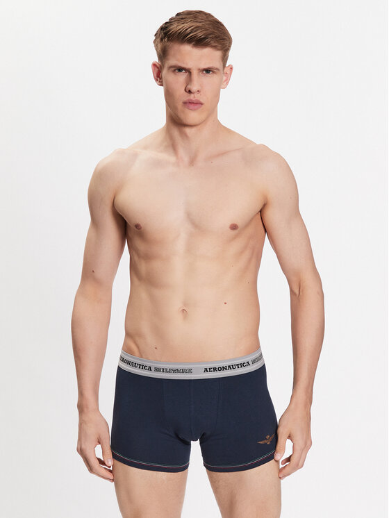 Aeronautica Militare Aeronautica Militare 2er-Set Boxershorts AM1UBX003 Dunkelblau