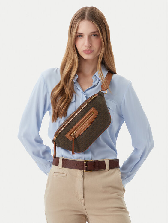 MICHAEL Michael Kors MICHAEL Michael Kors Τσάντα Jet Set 30S6GTVM8B Καφέ