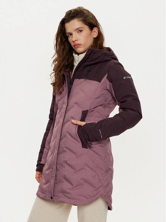 Damska Parka Columbia, Rozmiar XL, Fioletowa, Mountain Croo III 2085051